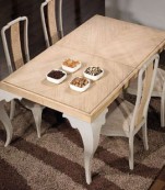 Mesa comedor rectangular extensible